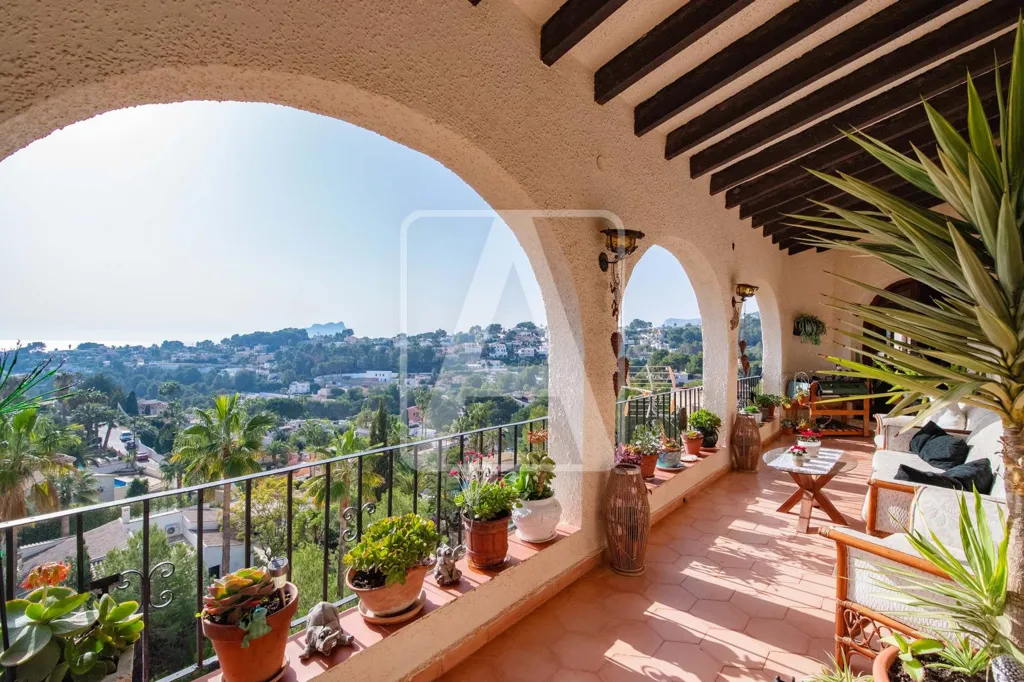 Terrasse - Mediterranean Villa with Sea Views in Benissa