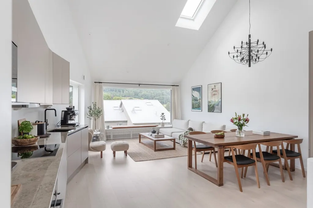 Salle à manger - Architectural Bungalow with Panoramic Views in Nature
