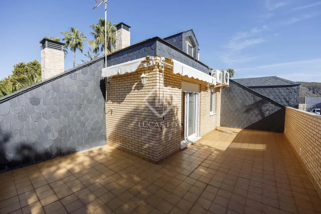 Terrasse - Villa with Pool in Alfinach, Puçol