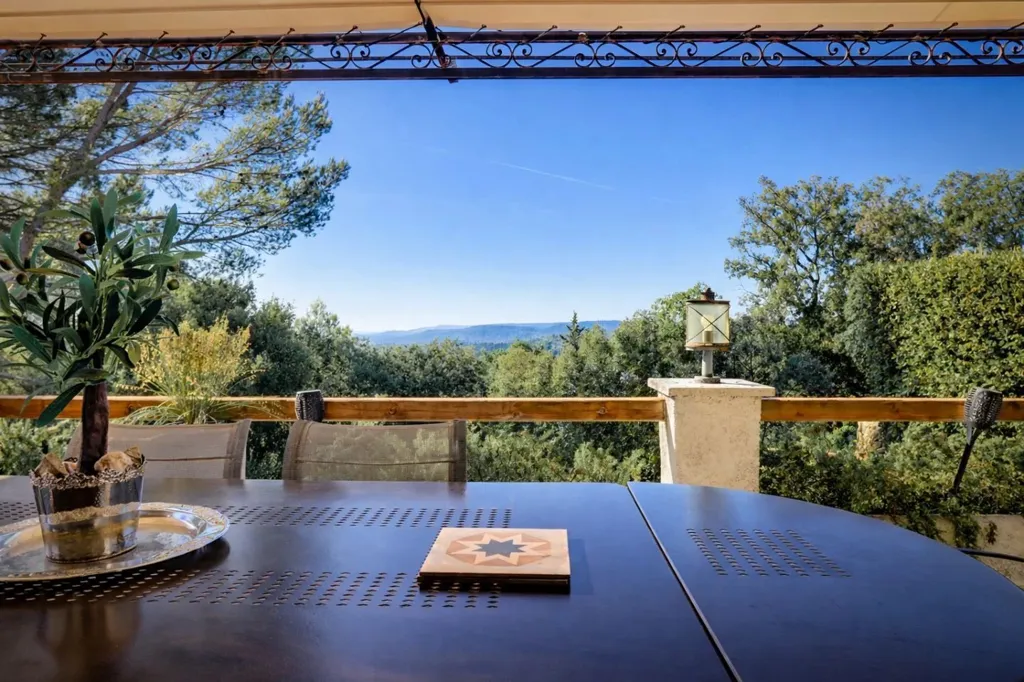 Terrasse - Villa Provençale avec Vue Panoramique