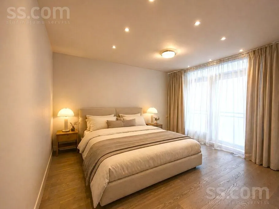 Chambres - Three-Bedroom Apartment with Sauna in Riga Centre