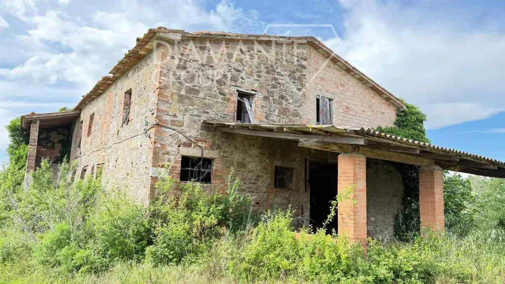Extérieur - Rustic Stone and Brick Farmhouse in Todi