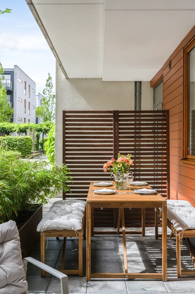 Terrasse - Seafront Apartment with Garden in Söder