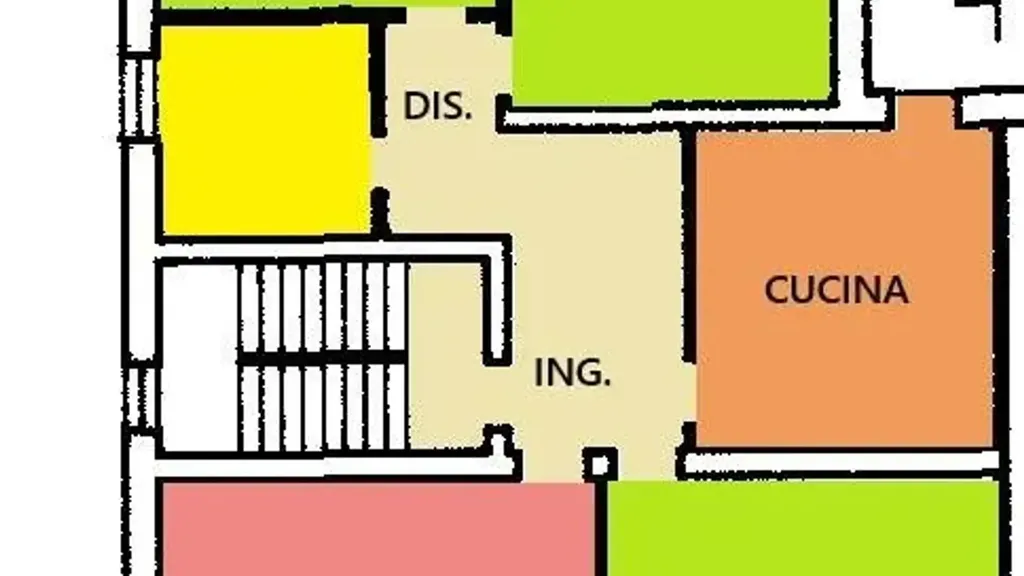 Plan - Spacious Apartment with Balcony in Piacenza
