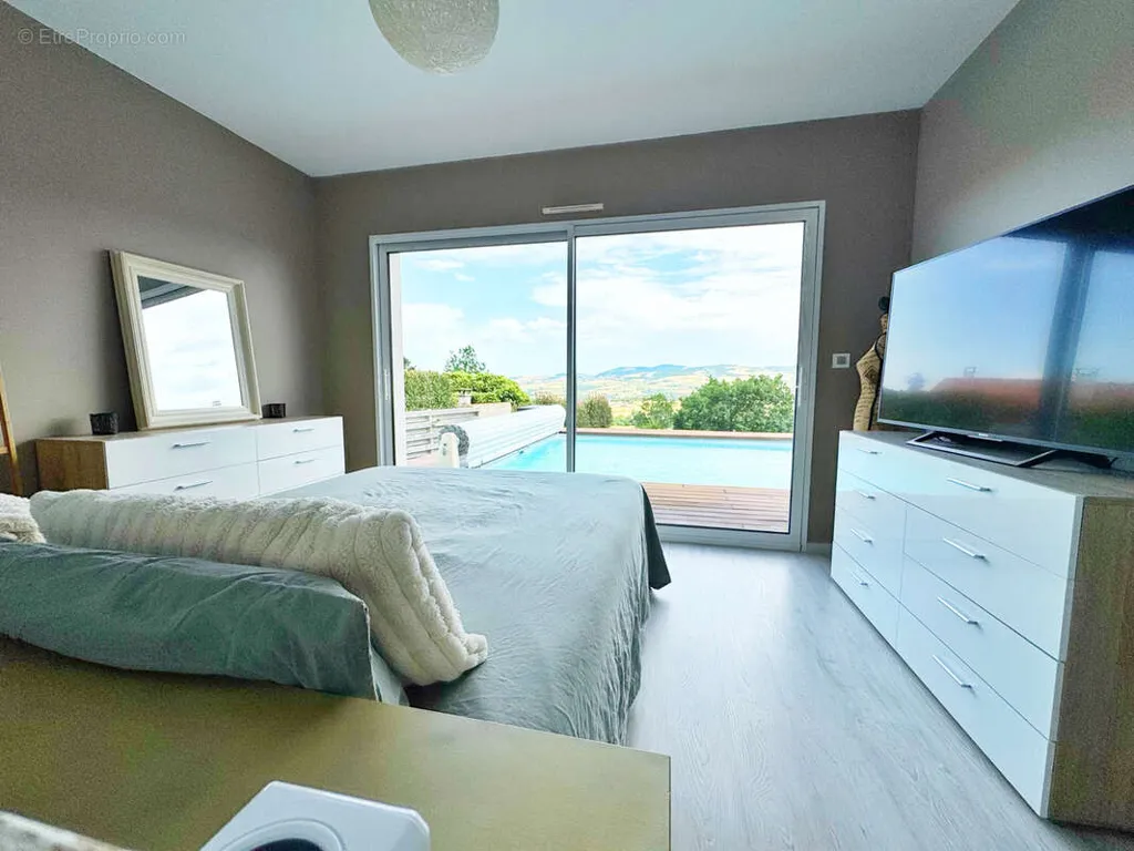 Camere da letto - Contemporary House with Pool in Saint-Joseph