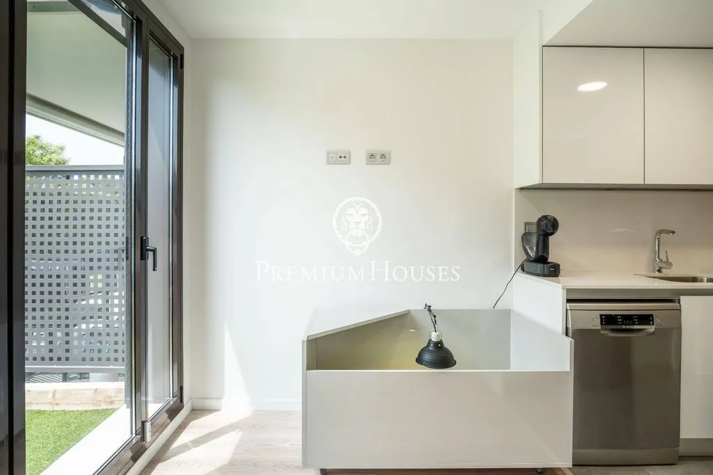 Köök - Corner Flat with Pool in Sitges