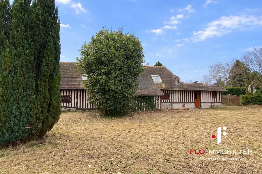Extérieur - Maison Normande en Colombages avec Jardin à Drubec