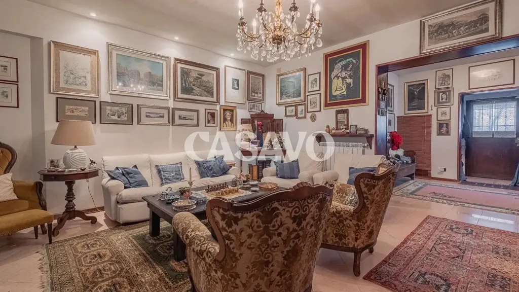 Living Room - Bifamiliar Villa with Garden in Formello