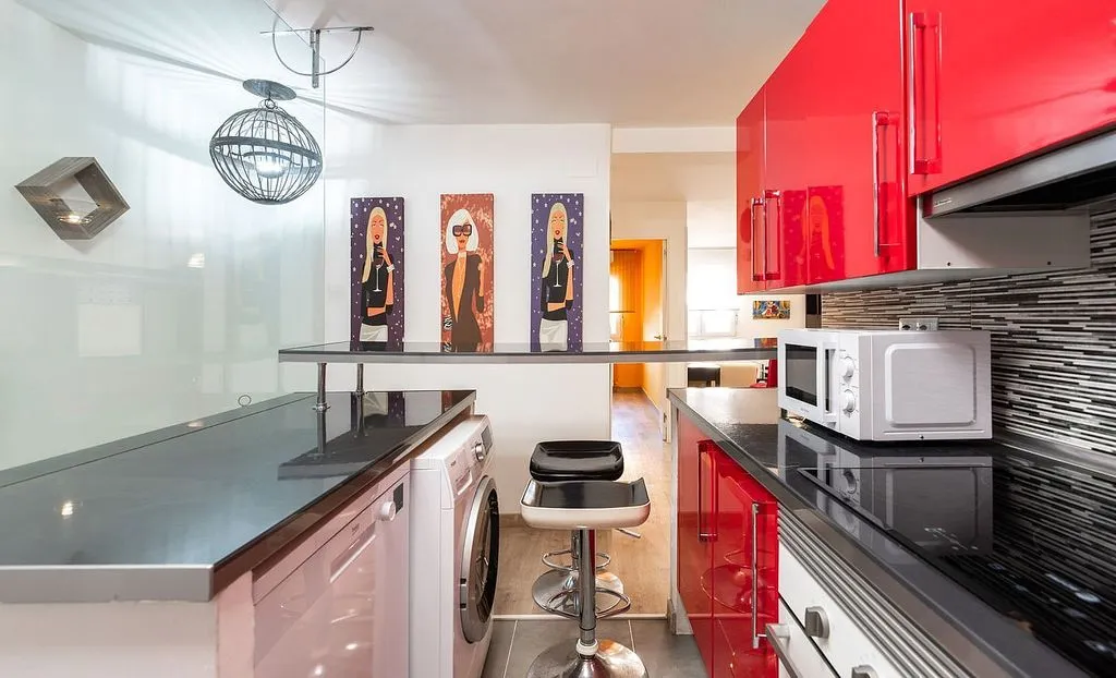 Cucina - Reformado Flat with South Orientation in Oviedo