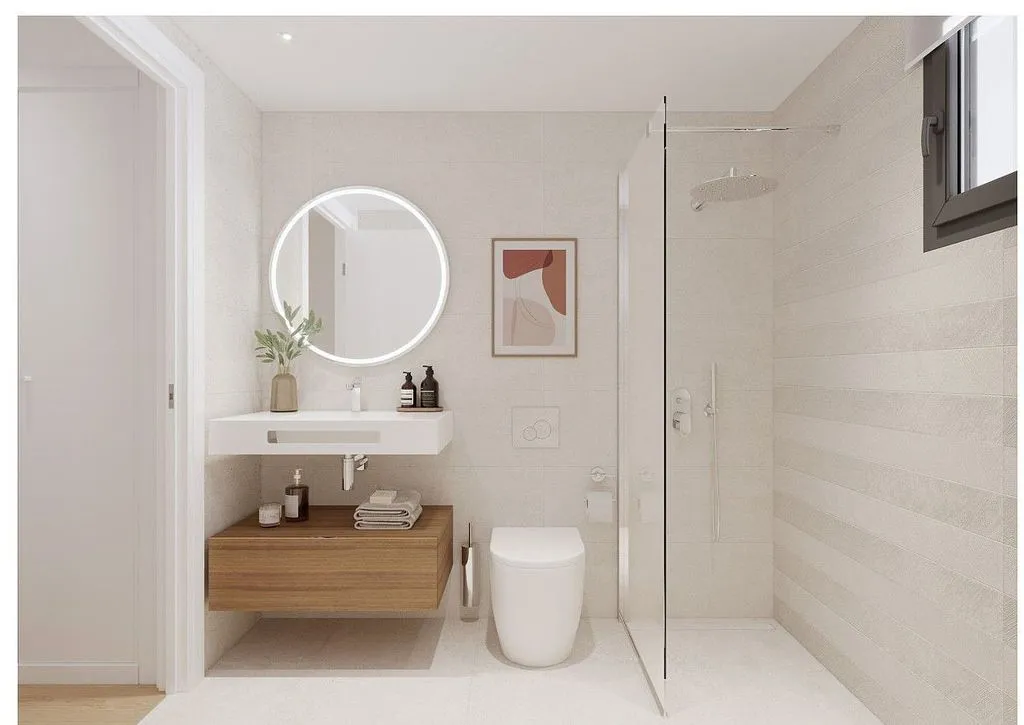 Bathrooms - New Flat with Pool in La Cala de Finestrat