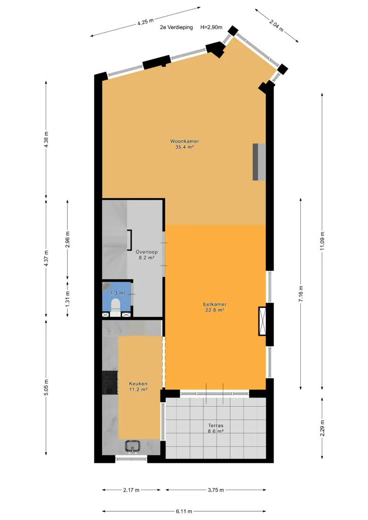 5-toaline korter asukohas Den Haag