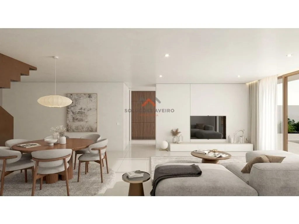 Salle à manger - Luxury Semidetached House with Pool in Quintas, Aveiro