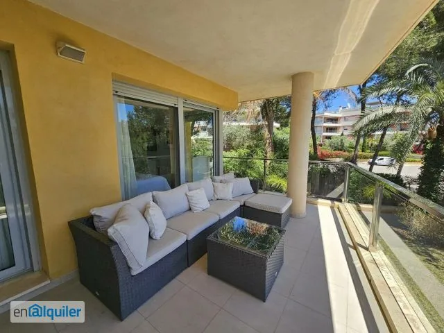 Terrass - Apartment with Pool in Sol de Mallorca
