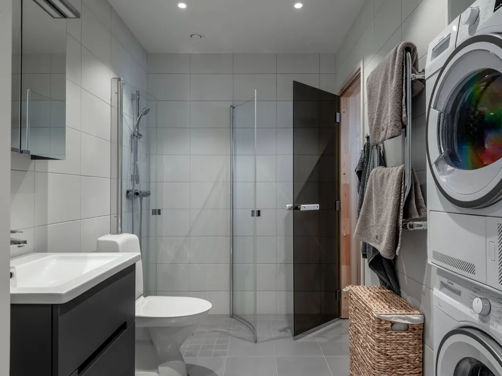 Salles de bain - Apartment with Ski Lift Access in Stöten