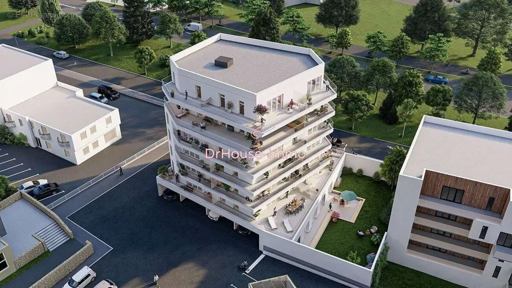 Õhuvaade - Bright Apartment with Balcony near Conleau, Vannes