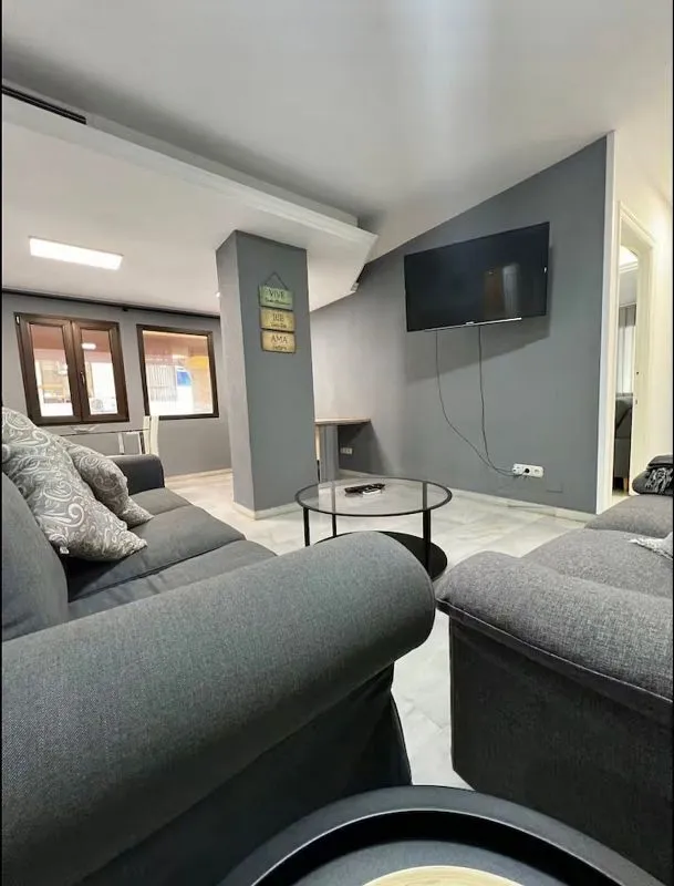 Soggiorno - 2-Bedroom Apartment with Lift in Benidorm Centre
