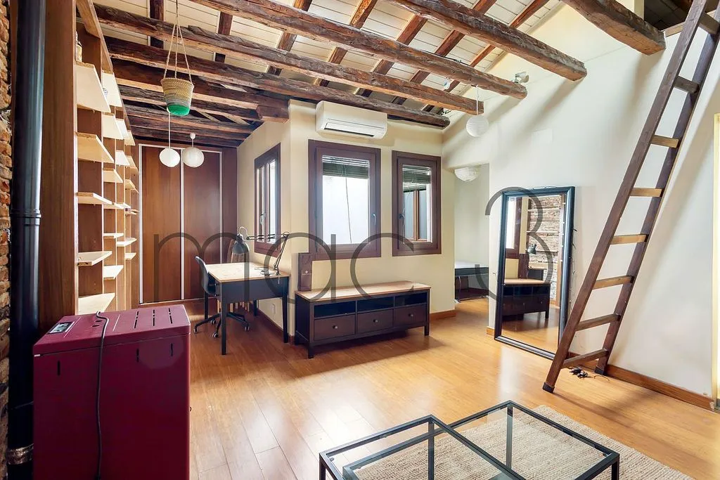 Séjour - Apartment with Balcony in Justicia, Madrid