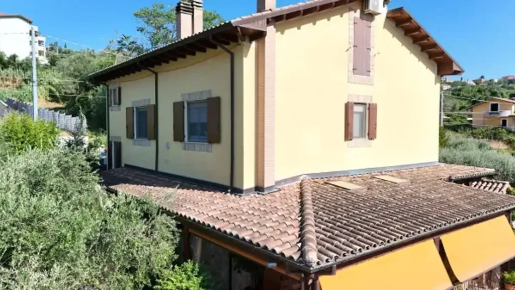 Vue aérienne - Panoramic Villa with Garden in Lanciano