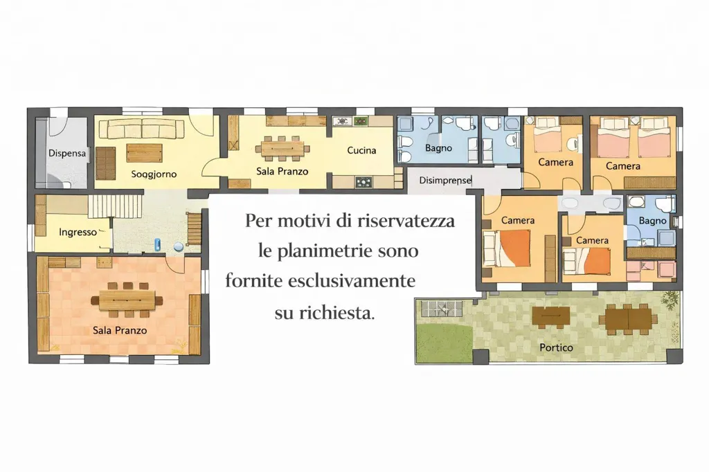 Luxury Duplex Flat in Historic Villa, Mirano