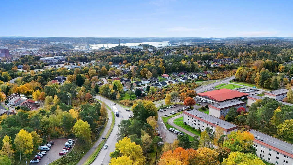 Õhuvaade - Renovated Flat with Balcony in Uddevalla
