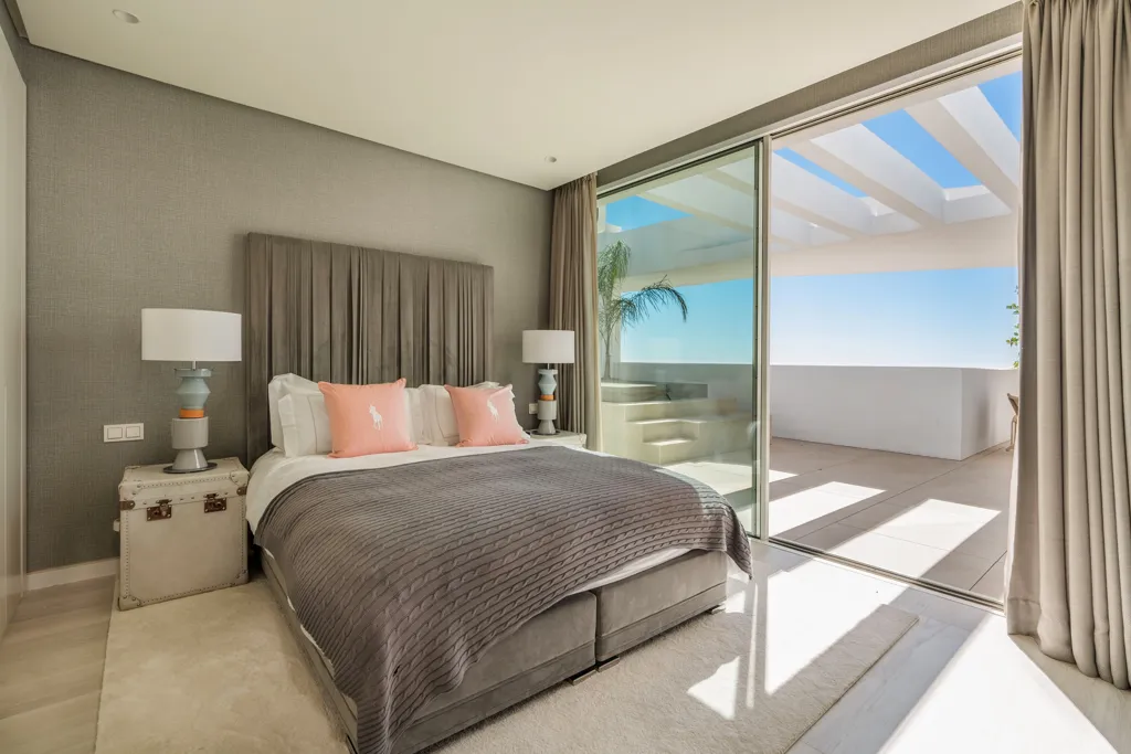 Chambres - Luxury Triplex Penthouse with Sea View in Ojén