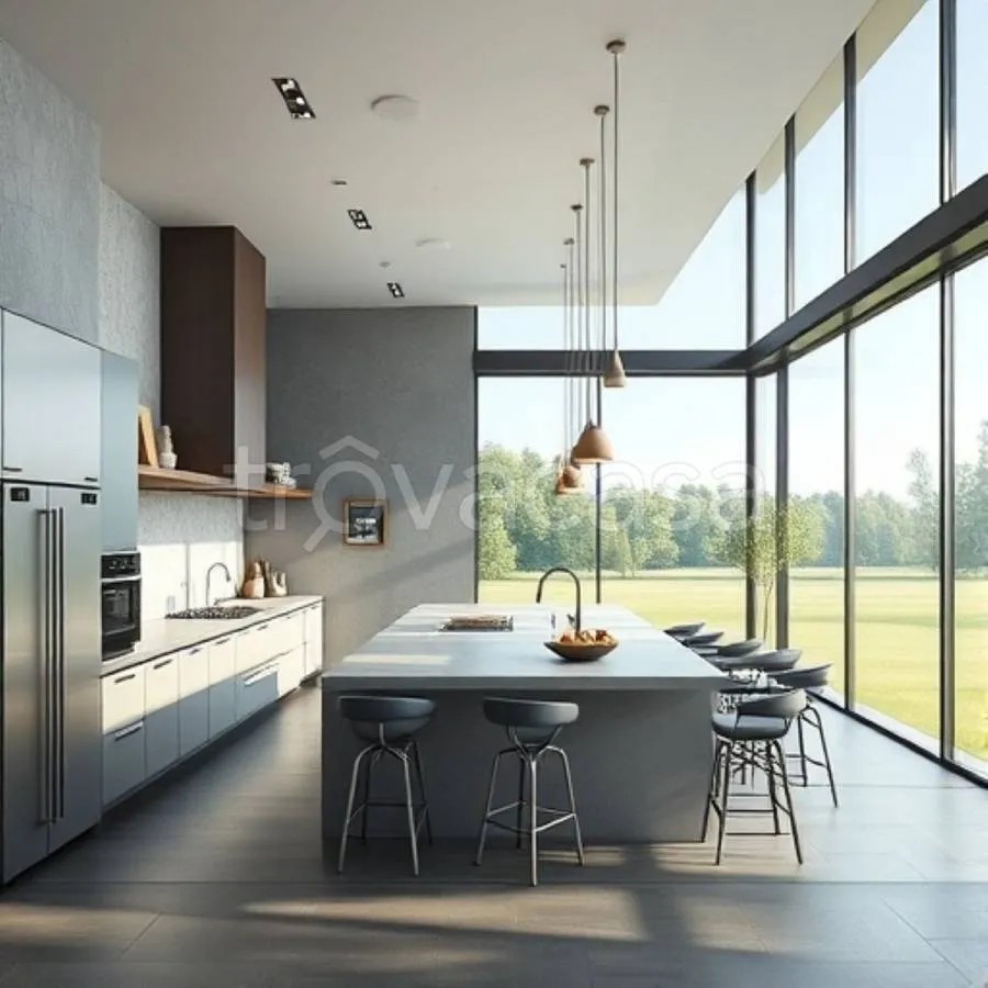 Kitchen - Auctioned Apartment with Garden in Sant'Ippolito