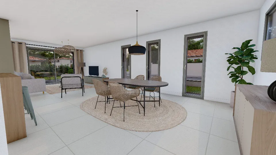 New Build House with Garden in Bégoux