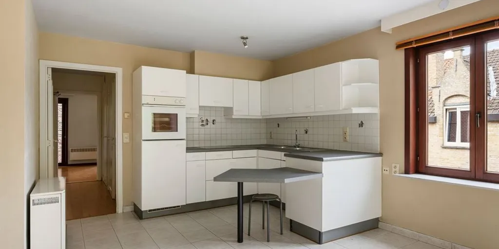 Köök - Apartment with Park View in Diksmuide