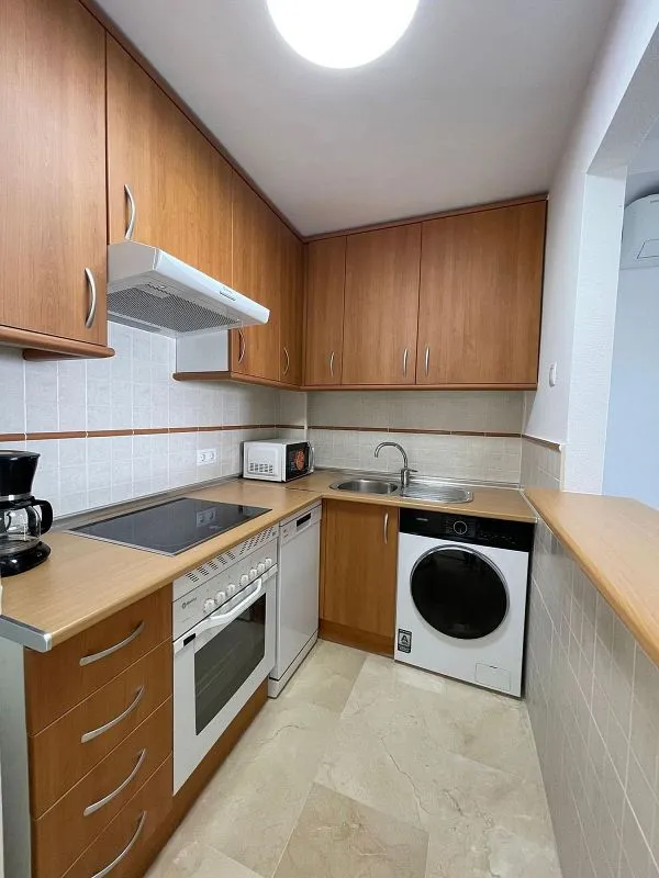 Köök - 1-Bedroom Apartment with Pool in Casares