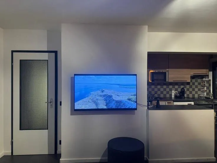 Soggiorno - Apartment with Canal View in Deurne, Antwerp