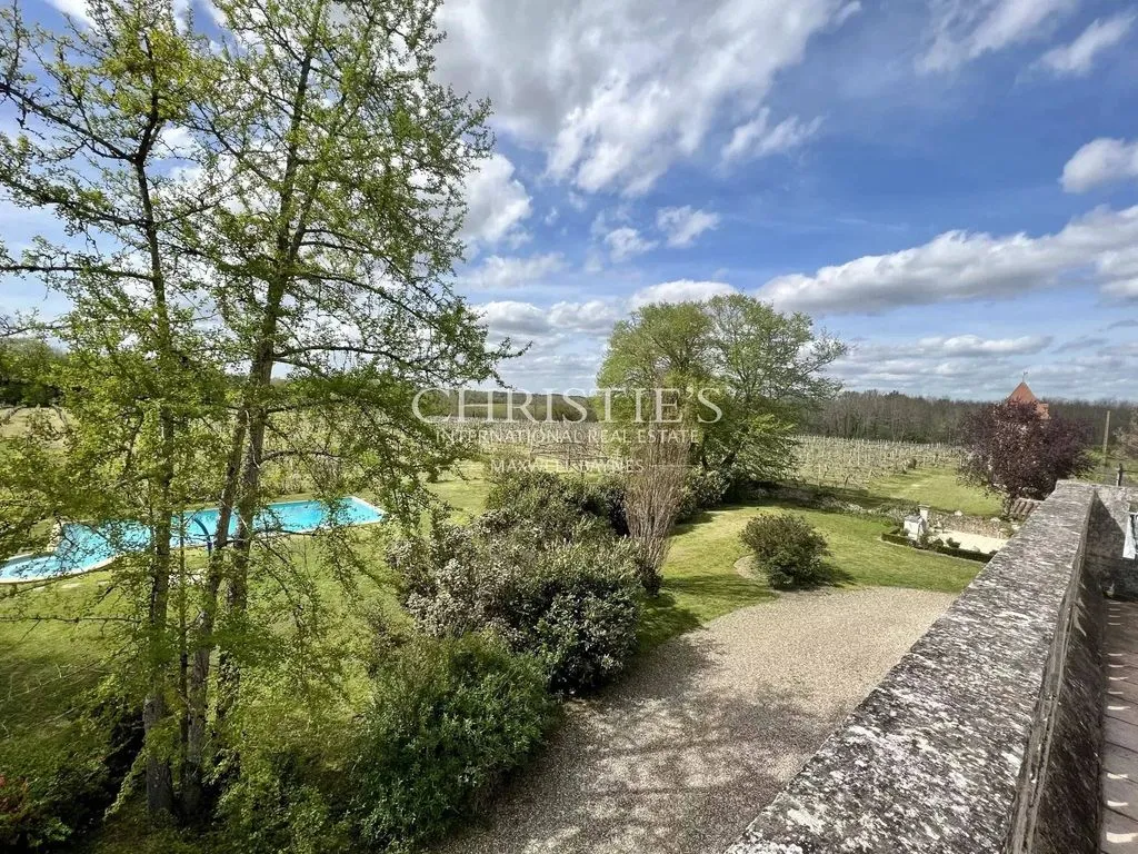 Piscine - Château avec Vignobles et Parc à Condom