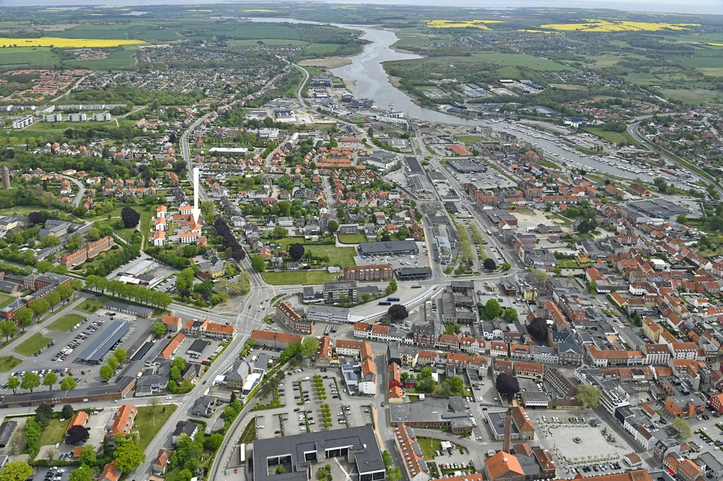 Vue aérienne - Spacious Apartment in Historic Building, Copenhagen