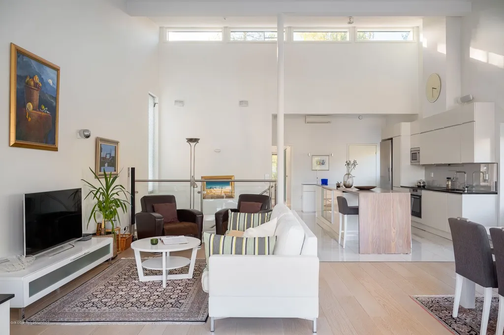 Séjour - Architect-Designed House with Sauna in Jalkaranta