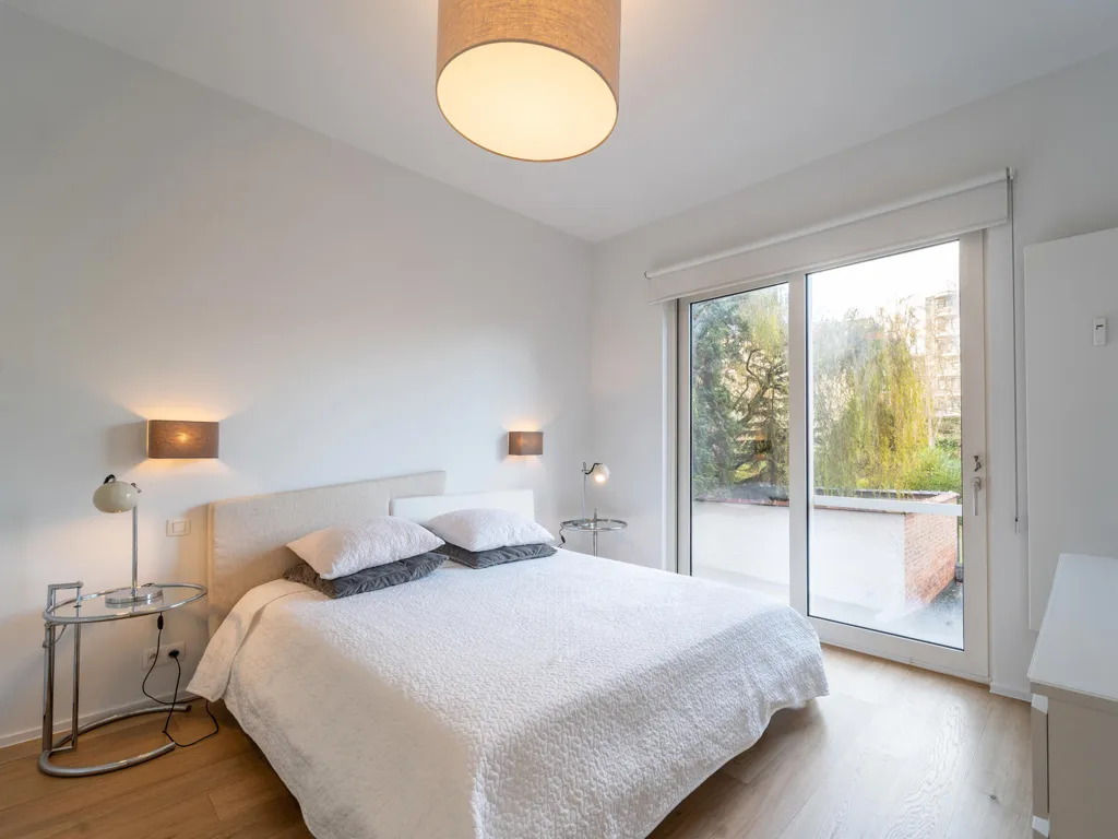 Chambres - Appartement Moderne avec Terrasse à Ixelles