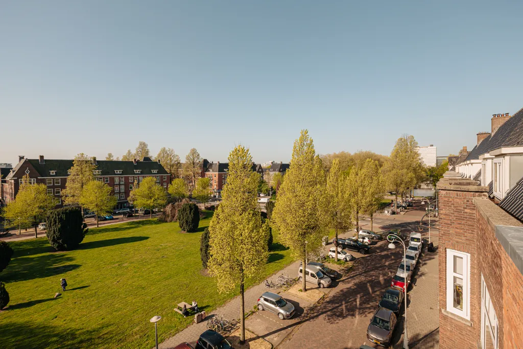 Vue aérienne - Luxury Apartment with Garden View in Amsterdam South
