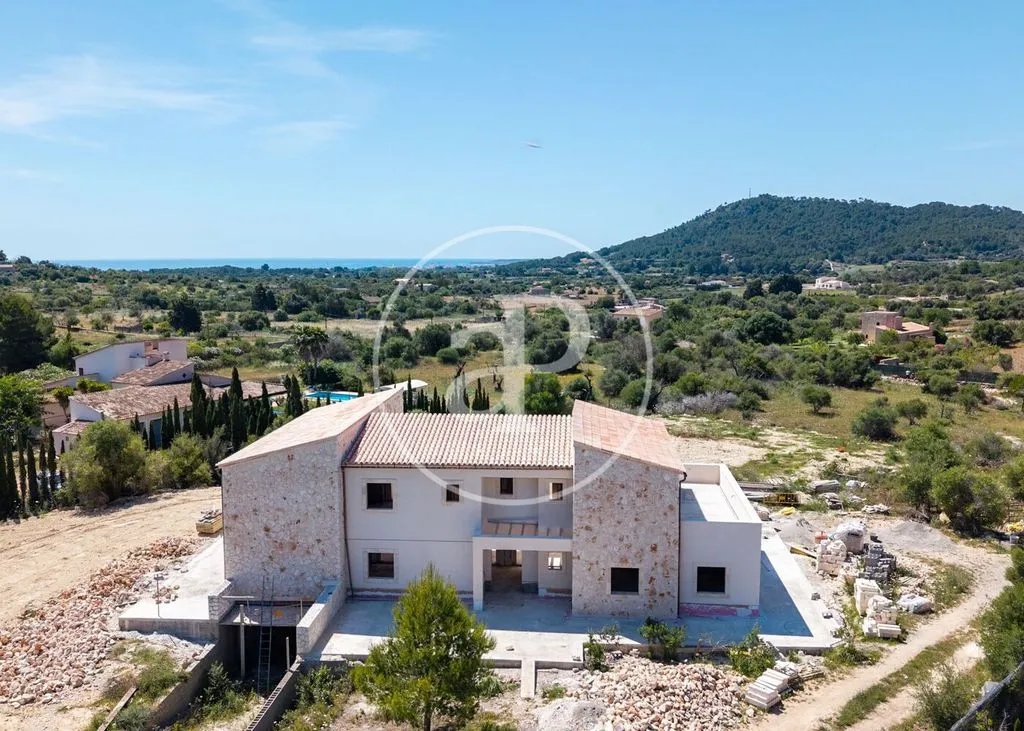 Vue aérienne - Luxury Villa with Pool near Son Servera