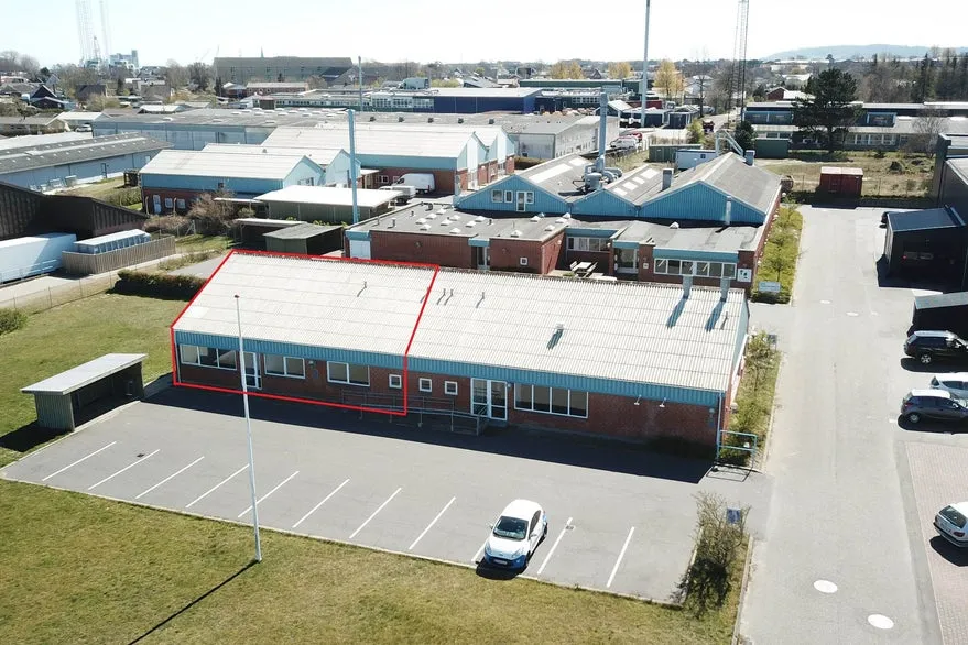 Aerial - Office Space with Parking in Frederikshavn