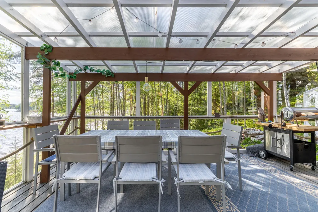 Terrasse - Cottage with Sauna by Saimaa, Sulkava