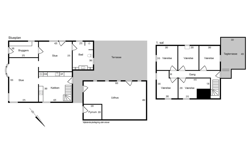 Plaan - Modernised Villa with Terrace in Poulstrup