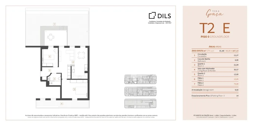 Plaan - 2 Bedroom Flat with Rooftop Pool in Lisbon