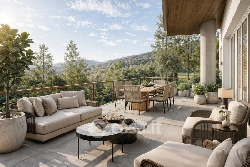 Terrasse - Panoramic Villa with Garden in Matera