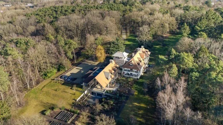Aerial - House in Ottignies-Louvain-la-Neuve