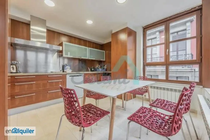 Cuisine - Furnished Flat in Oviedo's Old Town