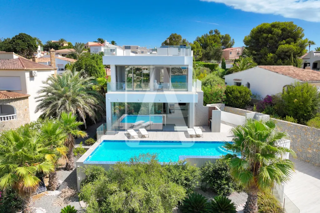 Õhuvaade - Luxury Villa with Sea View in Calpe