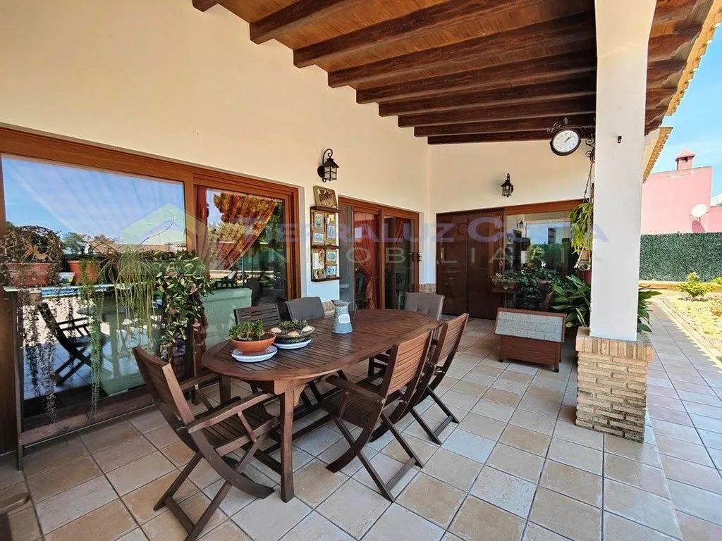 Terrasse - Chalet with Pool and Terraces in Lepe