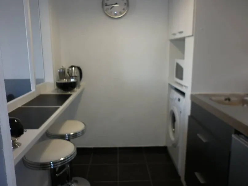 Kitchen - Meubled Studio with Balcony in Aubervilliers