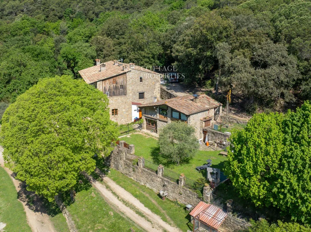 Vue aérienne - Sustainable Farmhouse with Panoramic Views in Pla de l'Estany