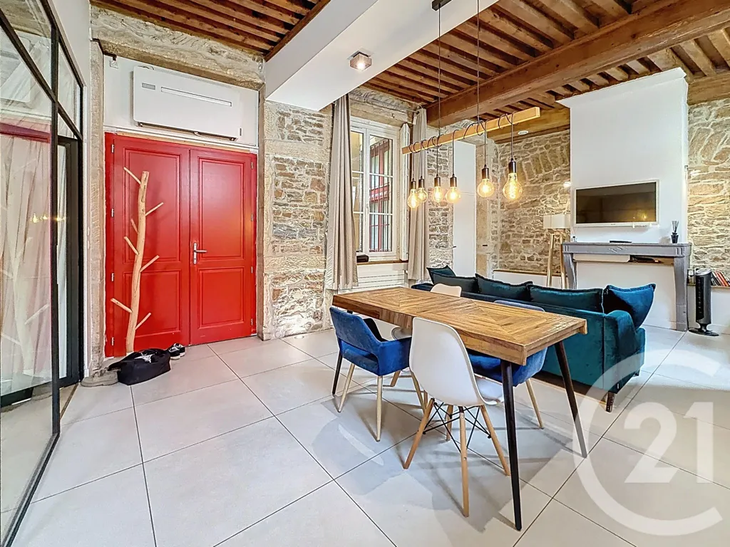 Salle à manger - Appartement Rénové par Architecte avec Jardin à Lyon 2e