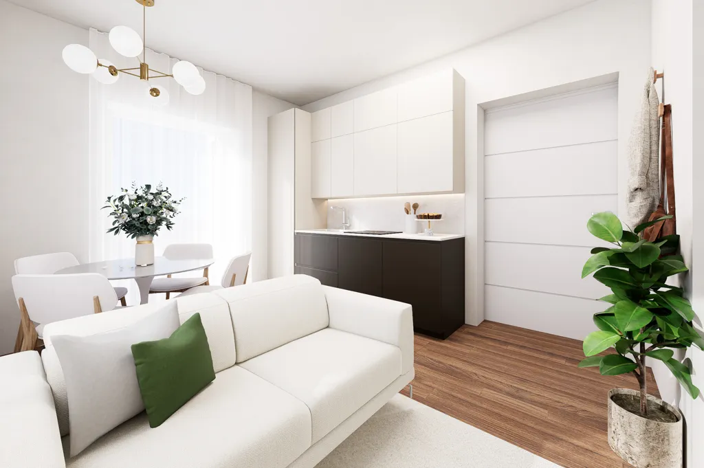 Séjour - Ground Floor Apartment with Courtyard View in Torino