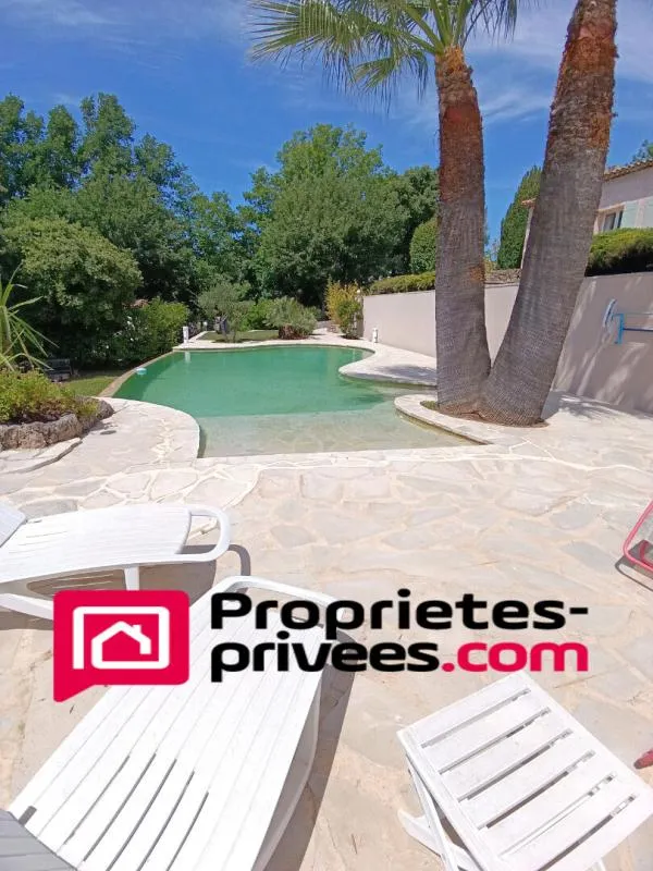 Pool - Architectural House with Pool in La Motte